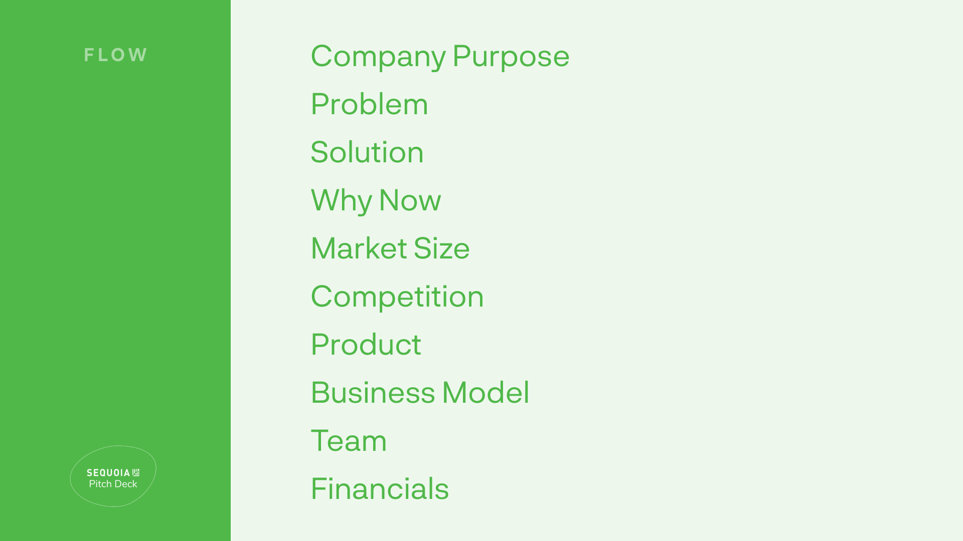 Sequoia Pitch Deck